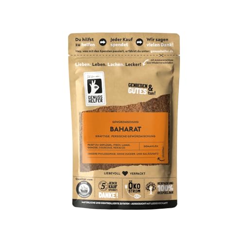 Bremer Gewürzhandel Baharat Gewürz, gemahlen, arabische Gewürzmischung mit Zimt & Muskat, ideal für Lamm, Hackfleisch & Dips, 10 x 50g von Bremer-Gewürzhandel Genuss leben.