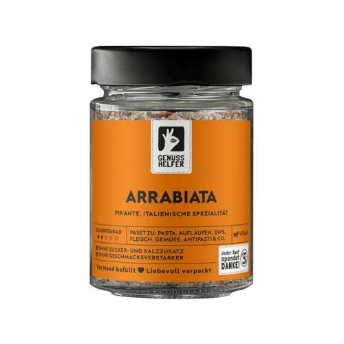 Bremer Gewürzhandel Arrabiata Gewürzmischung, gemahlen, würzig-scharf, italienische Gewürzmischung für eine authentische Arrabiata Pastasauce, 100g im Glas von Bremer-Gewürzhandel Genuss leben.