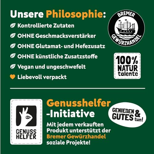 Bremer Gewürzhandel BIO Tonkabohnen, gemahlen, ideal für süße Speisen und exotische Gerichte, 25g von Bremer-Gewürzhandel Genuss leben.