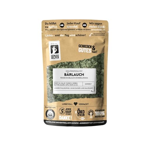 Bremer Gewürzhandel Bärlauch, geschnitten, Bärlauch für ein leckeres Bärlauchpesto, wilder Knoblauch getrocknet, 40g von Bremer-Gewürzhandel Genuss leben.