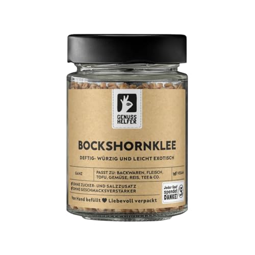 Bremer Gewürzhandel Bockshornklee, ganz, Bockshornkleesamen zum Backen, Kochen oder für Tee, 120g im Glas von Bremer-Gewürzhandel Genuss leben.