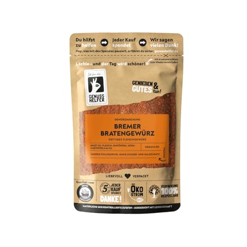 Bremer Gewürzhandel Bratengewürz, gemahlen, für einen aromatischen leckeren Braten, perfekt für Schweinebraten, Spießbraten und Brathähnchen, 100g von Bremer-Gewürzhandel Genuss leben.