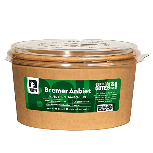 Bremer Gewürzhandel Bremer Anbiet, Nussmischung mit Cranberries und Weinbeeren, ungeschwefelt, 500g von Bremer-Gewürzhandel Genuss leben.