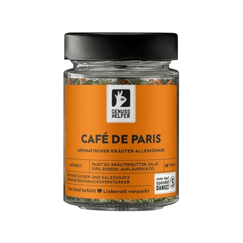 Bremer Gewürzhandel Café de Paris Gewürz, gerebelt, für eine authentische Café de Paris Butter, leckere Gewürzmischung für selbstgemachten Dip, 30g im Glas von Bremer-Gewürzhandel Genuss leben.