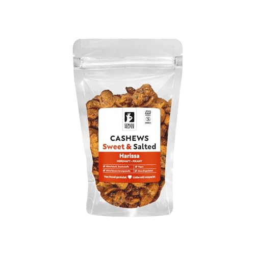 Bremer Gewürzhandel Cashews Harissa, süß & salzig, herzhafter Knabberspaß, 100g von Bremer-Gewürzhandel Genuss leben.