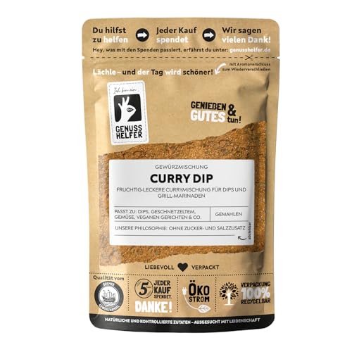 Bremer Gewürzhandel Dip-Mischung Curry, fruchtig-würzig, Gewürzmischung für Curry-Dip, 100g von Bremer-Gewürzhandel Genuss leben.