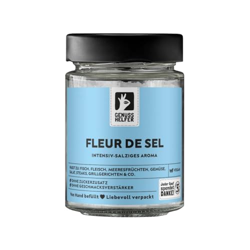 Bremer Gewürzhandel Fleur de Sel, leckere Salzflocken für die Gourmet-Küche, 140g im Glas von Bremer-Gewürzhandel Genuss leben.