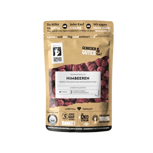 Bremer Gewürzhandel Himbeeren, getrocknet, ganz, Trockenfrüchte ungeschwefelt & unbestrahlt, 100g von Bremer-Gewürzhandel Genuss leben.