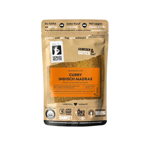 Bremer Gewürzhandel Indisch Madras Curry, pikant, klassisches indisches Curry mit feiner Schärfe für süd-asiatische Gerichte, 3 x 100g von Bremer-Gewürzhandel Genuss leben.