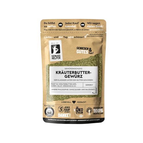 Bremer Gewürzhandel Kräuterbuttergewürz, fein gerebelt, für selbstgemachte Kräuterbutter, 50g von Bremer-Gewürzhandel Genuss leben.