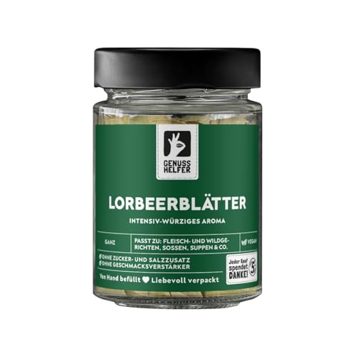 Bremer Gewürzhandel Lorbeerblätter, ganz und getrocknet, Lorbeer zum Kochen und Backen, 7g im Glas von Bremer-Gewürzhandel Genuss leben.