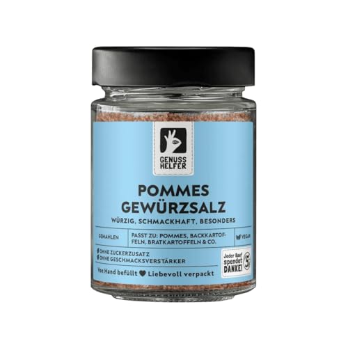 Bremer Gewürzhandel Pommessalz, Pommesgewürz mit Meersalz, auch ideal als Bratkartoffelgewürz, 130g im Glas von Bremer-Gewürzhandel Genuss leben.