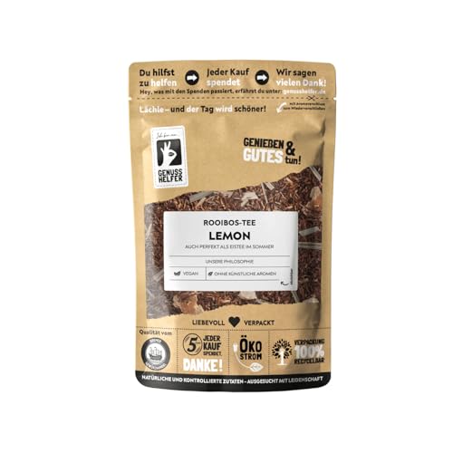 Bremer Gewürzhandel Rooibos-Tee Lemon, lose, leckerer Tee mit Zitronengeschmack, erfrischender Durstlöscher für Genießer, 100g von Bremer-Gewürzhandel Genuss leben.