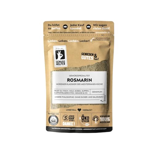 Bremer Gewürzhandel Rosmarin, gemahlen, getrockneter Rosmarin zum Kochen und Braten, ideal für Marinaden, 40g von Bremer-Gewürzhandel Genuss leben.