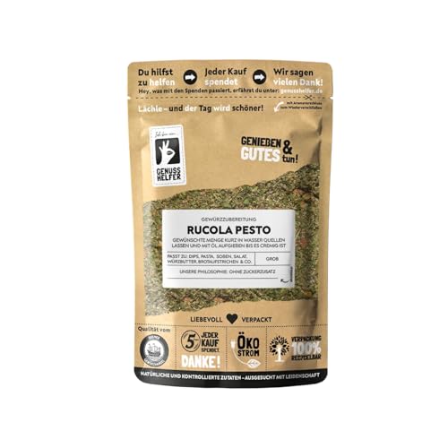 Bremer Gewürzhandel Rucola Pesto Gewürzmischung, grünes Pesto, Pastasauce zum Selbermachen, 10 x 100g von Bremer-Gewürzhandel Genuss leben.