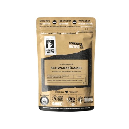 Bremer Gewürzhandel Schwarzkümmel, ganz, Schwarzkümmelsamen zum Kochen, 10 x 100g von Bremer-Gewürzhandel Genuss leben.