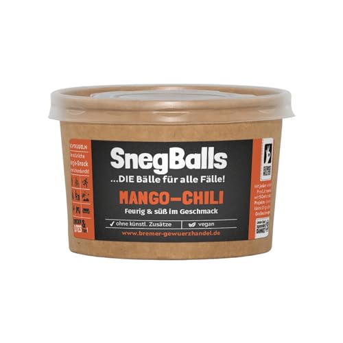 Bremer Gewürzhandel SnegBalls Mango-Chilli, fruchtig-feurige Energy Balls für zwischendurch, 130g von Bremer-Gewürzhandel Genuss leben.