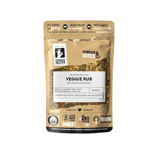 Bremer Gewürzhandel Veggie Rub, vegetarisches Grill Rub, vegetarische Gewürzmischung, 75g von Bremer-Gewürzhandel Genuss leben.