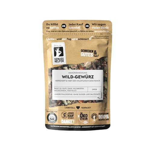 Bremer Gewürzhandel Wild-Gewürz, grob, Gewürzmischung für Wildgerichte, ideal für Reh & Wildgulasch, 3 x 75g von Bremer-Gewürzhandel Genuss leben.