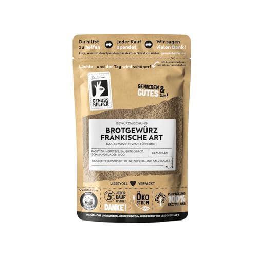 Bremer Gewürzhandel Brotgewürz fränkische Art, gemahlen, Gewürzmischung für würziges selbstgebackenes Brot, 10 x 100g von Bremer-Gewürzhandel Genuss leben.