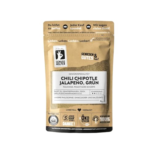 Bremer Gewürzhandel Chili Jalapeño grün, gemahlen, Chilipulver zum Kochen, 10 x 50g von Bremer-Gewürzhandel Genuss leben.