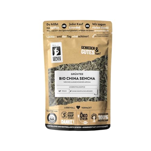 Bremer Gewürzhandel China Sencha BIO, lose, Grüner Tee mit mildem, ausgewogenem Geschmack, 10 x 100g von Bremer-Gewürzhandel Genuss leben.