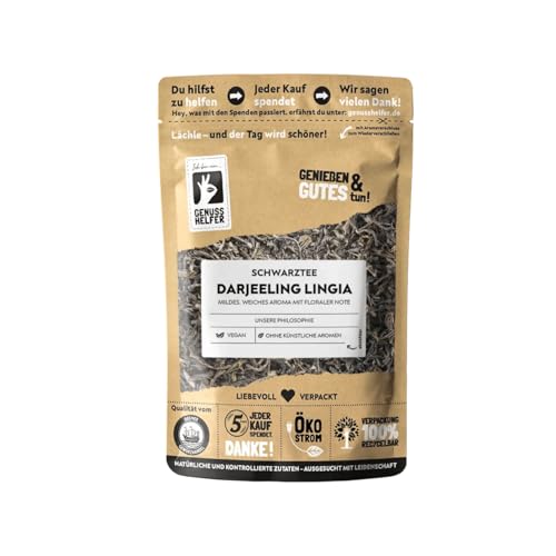 Bremer Gewürzhandel Darjeeling Lingia BIO, lose, feine Süße mit intensivem Aroma, für entspannte Momente, 10 x 100g von Bremer-Gewürzhandel Genuss leben.