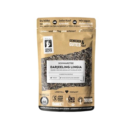 Bremer Gewürzhandel Darjeeling Lingia BIO, lose, feine Süße mit intensivem Aroma, für entspannte Momente, 5 x 100g von Bremer-Gewürzhandel Genuss leben.