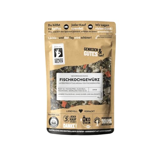 Bremer Gewürzhandel Fischkochgewürz, grob, Gewürzmischung für leckere Fischsuppe, zum Kochen und Grillen, 10 x 100g von Bremer-Gewürzhandel Genuss leben.