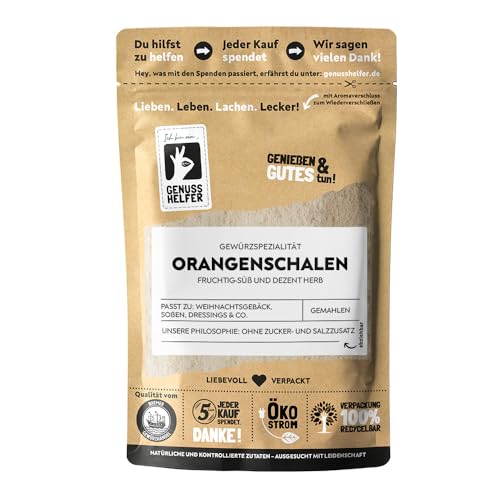 Bremer Gewürzhandel Orangenschalen, gemahlen, Orangenpulver, 50g von Bremer-Gewürzhandel Genuss leben.