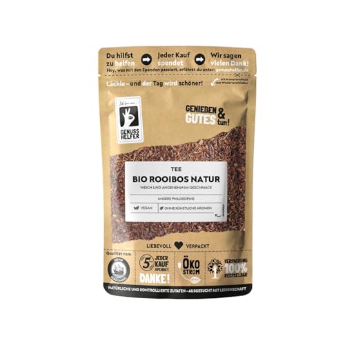 Bremer Gewürzhandel Rooibos Natur BIO, lose, originaler Rooibos-Geschmack unverfälscht, Tee ohne Koffein, für gemütliche Momente, 5 x 100g von Bremer-Gewürzhandel Genuss leben.