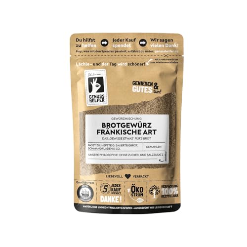 Bremer Gewürzhandel Brotgewürz fränkische Art, gemahlen, Gewürzmischung für würziges selbstgebackenes Brot, 100g von Bremer-Gewürzhandel Genuss leben.