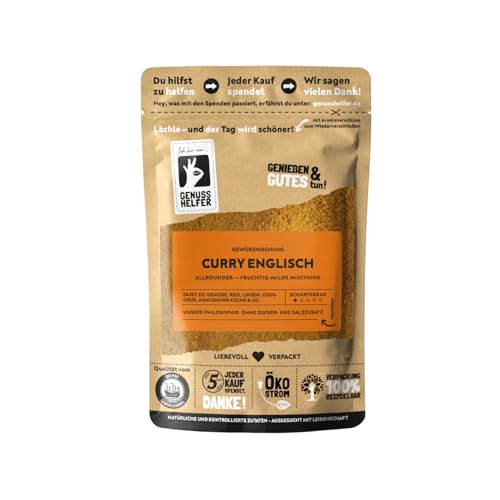 Bremer Gewürzhandel Curry Englisch, mild, aromatisches Currypulver zum Kochen herzhafter Gerichte, 100g von Bremer-Gewürzhandel Genuss leben.