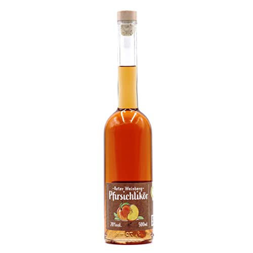 Roter Weinbergpfirsichlikör 20%vol, 500ml, Brennerei Kessler von Brennerei Kessler