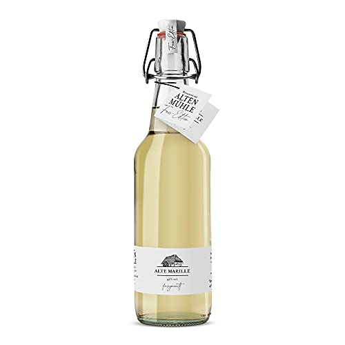 Brennerei Zur Alten Mühle - Alte Marille Fass-Edition - feiner Marillen Hausschnaps in der klassischen Bügelflasche - milder Obstler fassgereift im Schwarzwald, 1 x 0.5l von Acolou