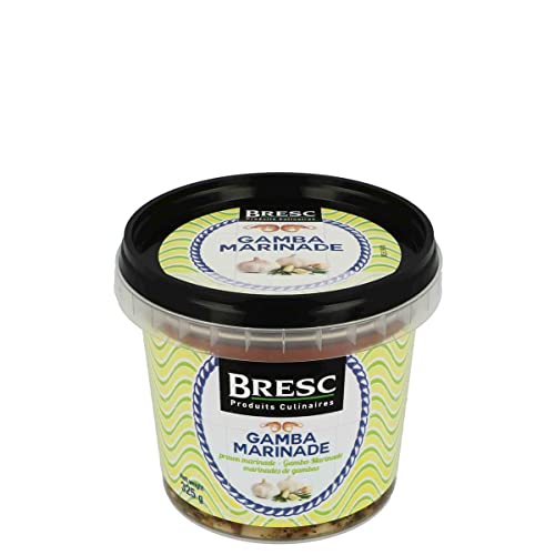 Bresc Gamba-Shrimps-Marinade - 3x 325g - Beize, Würzsoße zum Einlegen und Marinieren von Shrimps, Meeresfrüchten, Gambas, Fluss-Krebsen, Krabben, Scampi, perfekt abgestimmte Aromen von Bresc