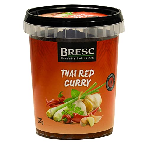 Bresc Thai Red Curry Spice Mix - 2x 450g - authentische thailändische Gewürzmischung, Kräutermischung für rotes Curry, mittelscharf bis scharf, vegan, passt zu Tofu Gemüse Reis Fleisch Fisch von BFYSYO