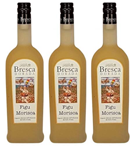 Bresca Dorada Figu Morisca Kaktusfeigenlikör 0.5 L, 3413, 3er Pack (3 x 500 ml) von Bresca Dorada