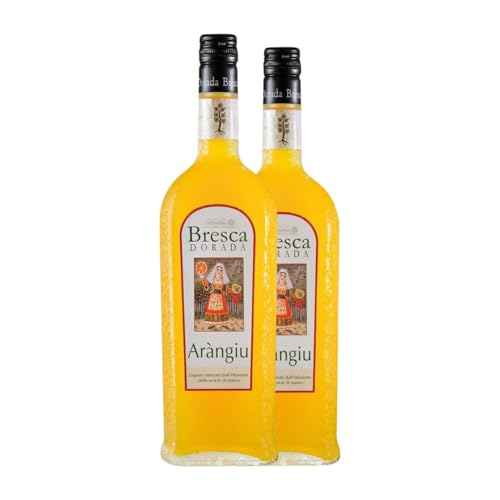 Liköre Bresca Dorada Aràngiu Orangenlikör 70 cl (Karton mit 2 Flaschen von 70 cl) von Bresca Dorada