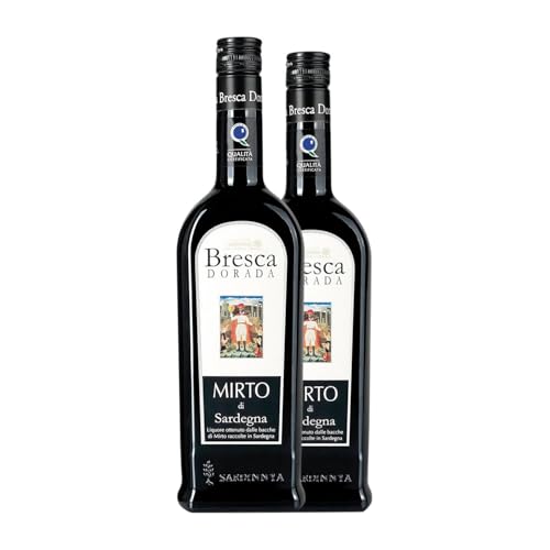 Liköre Bresca Dorada Mirto Rosso Sardegna 70 cl (Karton mit 2 Flaschen von 70 cl) von Bresca Dorada