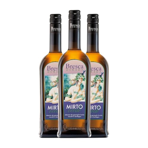 Liköre Bresca Dorada Mirto Verde Medium Flasche 50 cl (Karton mit 3 Medium Flasche von 50 cl) von Bresca Dorada