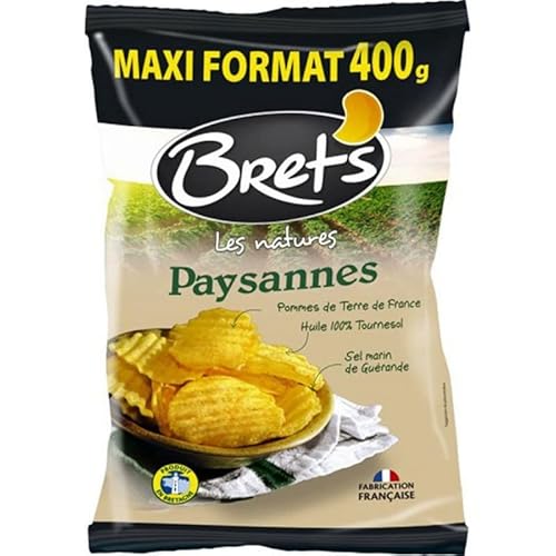 Bret's Breta € ™ S Natures Chips Bauern Kartoffeln aus Frankreich Maxi 400G Format (6er-Set) von Bret's