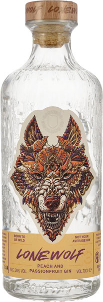 BrewDog Lone Wolf Peach and Passionfruit Gin 0,7 l 38,0 % vol. von BrewDog Distilling