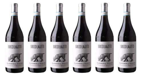 6x 0,75l - 2023er - Bricco Lagotto - Barbera d'Alba D.O.P. - Piemonte - Italien - Rotwein trocken von Bricco Lagotto