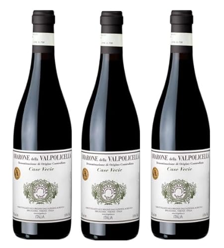 3x 0,75l - 2018er - Brigaldara - Casa Vecia - Amarone della Valpolicella D.O.C.G. - Veneto - Italien - Rotwein trocken von Brigaldara