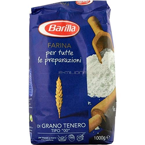 3x Barilla Typ 00 Weichweizenmehl von Brilla