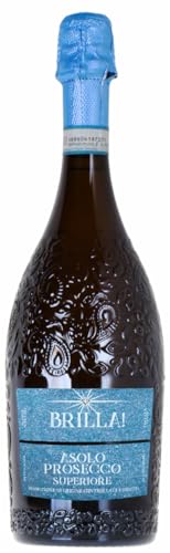 Brilla! Asolo Prosecco Superiore DOCG – Flasche 750 ml, Alkohol 11 Prozent von Brilla!