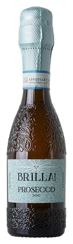 Brilla! Prosecco DOC Spumante 200 ml – 24 kleine Flaschen à 200 ml, Alkohol 11 Prozent von Brilla!