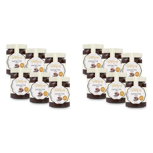 Brinkers Chocolate Symphony No.2 Zartbitter Creme, 6x 270 g Brotaufstrich für den Frühstückstisch, Ideal auf Brot und Brötchen, Palmölfrei (Packung mit 2) von Brinkers