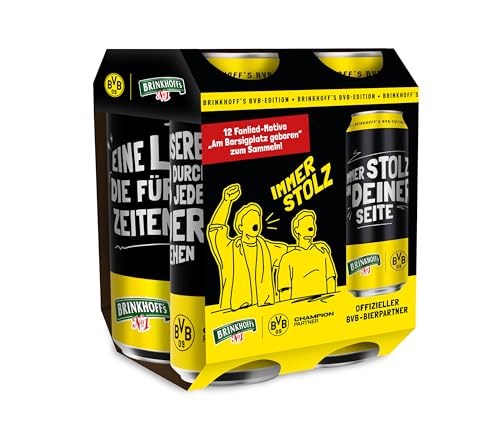 Brinkhoff's Bier BVB Edition, Einweg 6x4x0,50 L Dose von Brinkhoff's